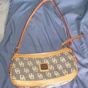 Dooney & Bourke Brown and Tan Shoulder Bag